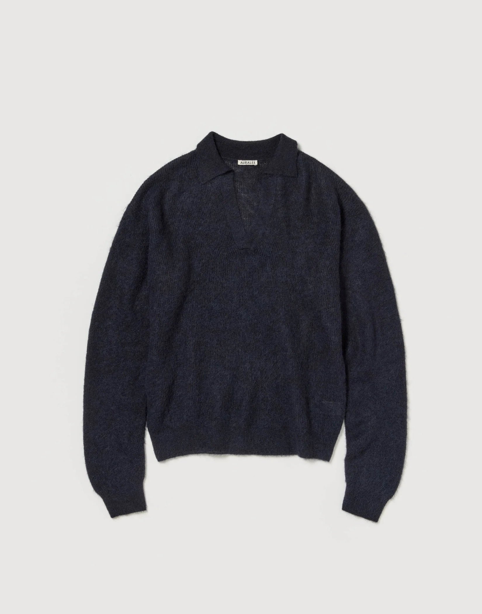 トップス AURALEE BABY SURI ALPACA SHEER KNIT AURALEE】 BABY SURI ALPACA SHEER KNIT ONE-PIECE – ONENESS